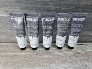 Masque Bar Gray Charcoal Clay Wash Off Mask 1oz 5Pack